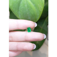 0.95 Ct. Emerald from Afghanistan Life Style