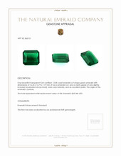 13.08 Ct. Emerald from Zambia Appraisal
