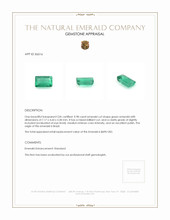 0.98 Ct. Emerald from Brazil Appraisal