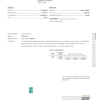 0.98 Ct. Emerald from Brazil Scan Report