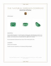 1.15 Ct. Emerald from Zambia Appraisal