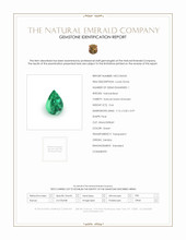 0.66 Ct. Emerald from Zambia Scan Report