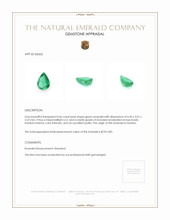 0.66 Ct. Emerald from Zambia Appraisal