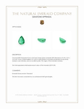 0.66 Ct. Emerald from Zambia Appraisal