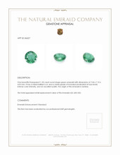 1.30 Ct. Emerald from Zambia Appraisal