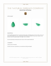 0.57 Ct. Emerald from Zambia Appraisal