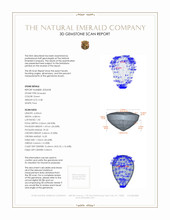 0.38 Ct. Emerald from Zambia 3 D Scan Report