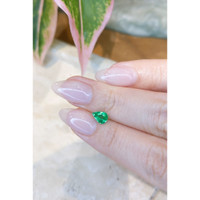 0.59 Ct. Emerald from Zambia Life Style