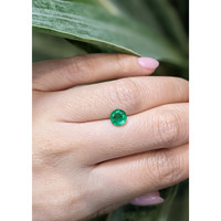 0.88 Ct. Emerald from Zambia Life Style