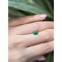 0.93 Ct. Emerald from Zambia Life Style