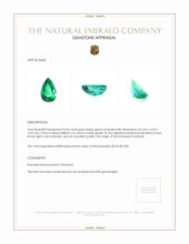 0.44 Ct. Emerald from Zambia Appraisal