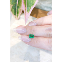 0.89 Ct. Emerald from Zambia Life Style