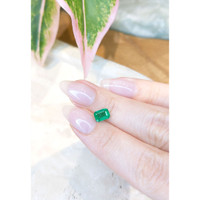0.95 Ct. Emerald from Zambia Life Style