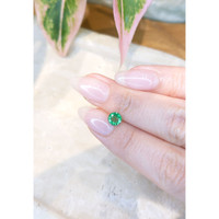 0.64 Ct. Emerald from Zambia Life Style