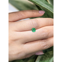 0.56 Ct. Emerald from Zambia Life Style