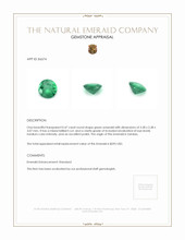 0.47 Ct. Emerald from Zambia Appraisal