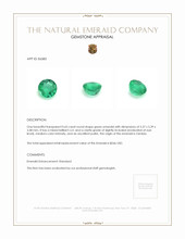 0.65 Ct. Emerald from Zambia Appraisal
