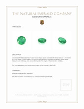 0.67 Ct. Emerald from Zambia Appraisal
