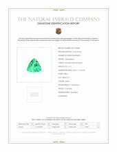 0.71 Ct. Emerald from Colombia Scan Report