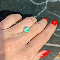 1.37 Ct. Emerald from Colombia Life Style