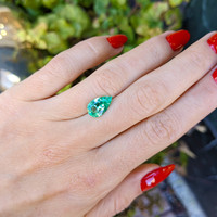 1.93 Ct. Emerald from Colombia Life Style