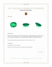1.53 Ct. Emerald from Zambia Appraisal