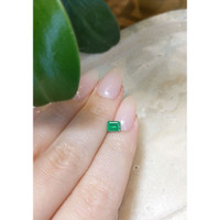 0.65 Ct. Emerald from Colombia Life Style
