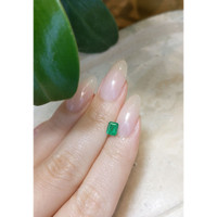 0.65 Ct. Emerald from Colombia Life Style