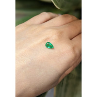 0.76 Ct. Emerald from Zambia Life Style