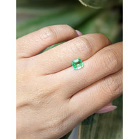 0.87 Ct. Emerald from Colombia Life Style