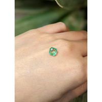 0.87 Ct. Emerald from Colombia Life Style
