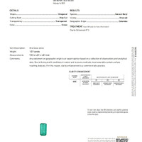 1.57 Ct. Emerald from Colombia Scan Report