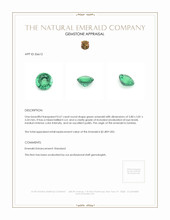 0.67 Ct. Emerald from Zambia Appraisal
