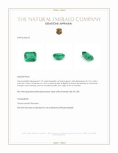 1.57 Ct. Emerald from Zambia Appraisal