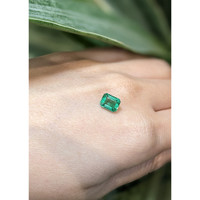 1.57 Ct. Emerald from Zambia Life Style