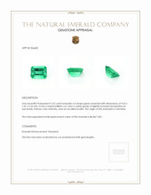 2.62 Ct. Emerald from Colombia Appraisal