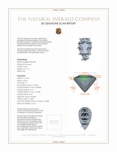 1.75 Ct. Emerald from Colombia 3 D Scan Report