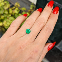 1.16 Ct. Emerald from Colombia Life Style