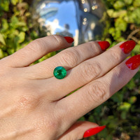 2.47 Ct. Emerald from Zambia Life Style