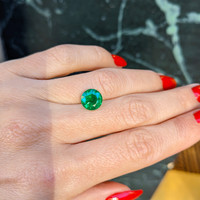 2.47 Ct. Emerald from Zambia Life Style