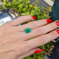 3.86 Ct. Emerald from Zambia Life Style