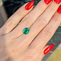 1.73 Ct. Emerald from Zambia Life Style