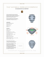 2.53 Ct. Emerald from Colombia 3 D Scan Report