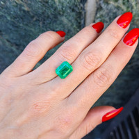 4.29 Ct. Emerald from Zambia Life Style