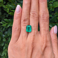 4.29 Ct. Emerald from Zambia Life Style