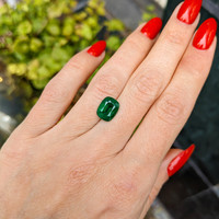 2.44 Ct. Emerald from Zambia Life Style