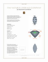 2.39 Ct. Emerald from Zambia 3 D Scan Report
