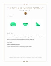 0.44 Ct. Emerald from Afghanistan Appraisal