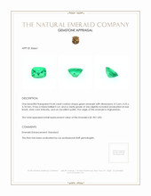 0.44 Ct. Emerald from Afghanistan Appraisal