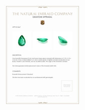 0.44 Ct. Emerald from Zambia Appraisal